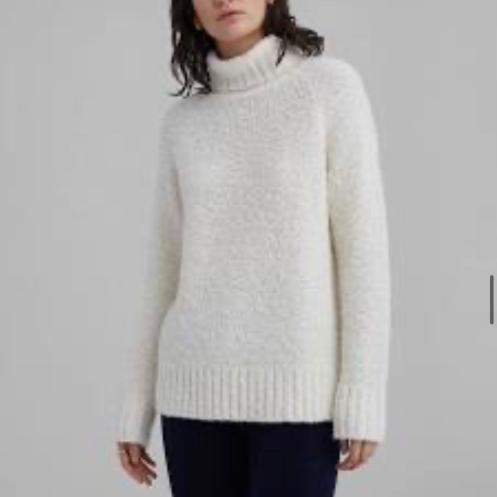 Club Monaco cream boucle sweater